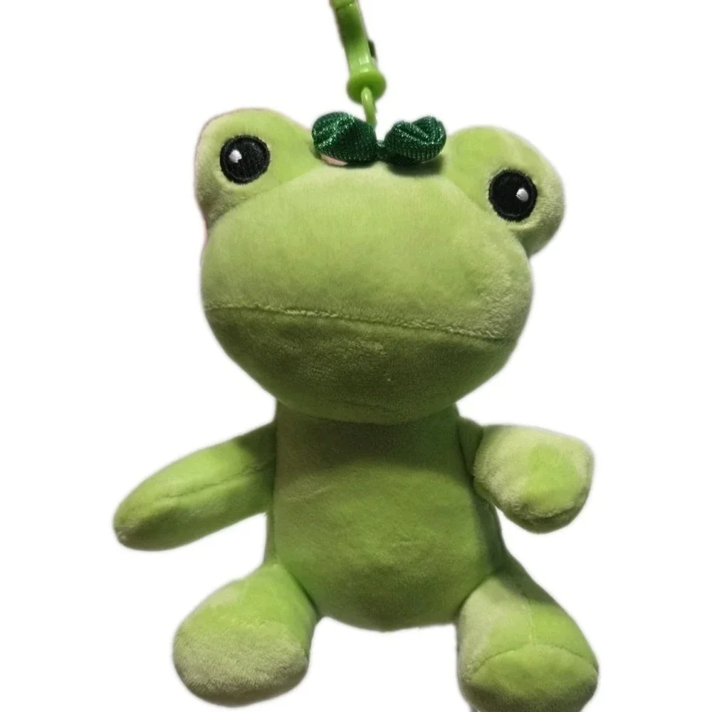 Cute Green Frog Plush‎ Keychain Stuffed Animal Gekota Anime Collectible 6